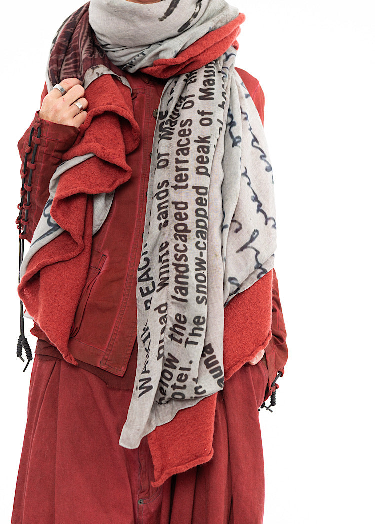 RUNDHOLZ DIP KNITTED SCARF