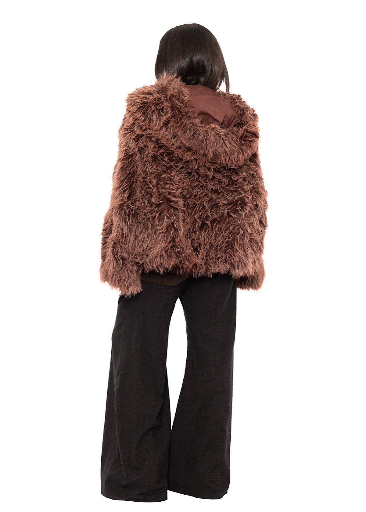 OVERSIZED FAUX FUR JACKET