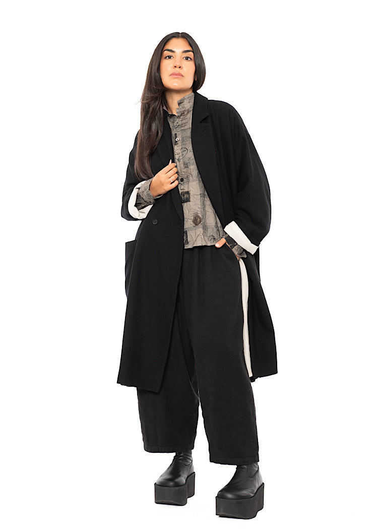 OVERSIZED TWEED COAT