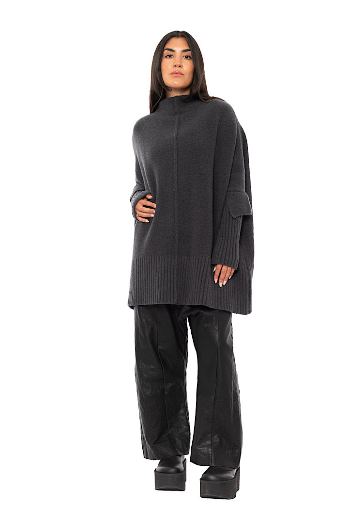 OVERSIZED KNITTED TUNIC