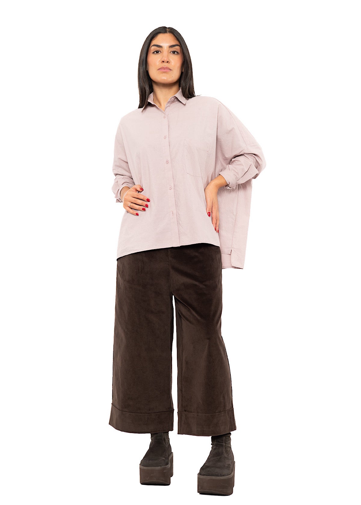OVERSIZED CRISP COTTON CINDY SHIRT