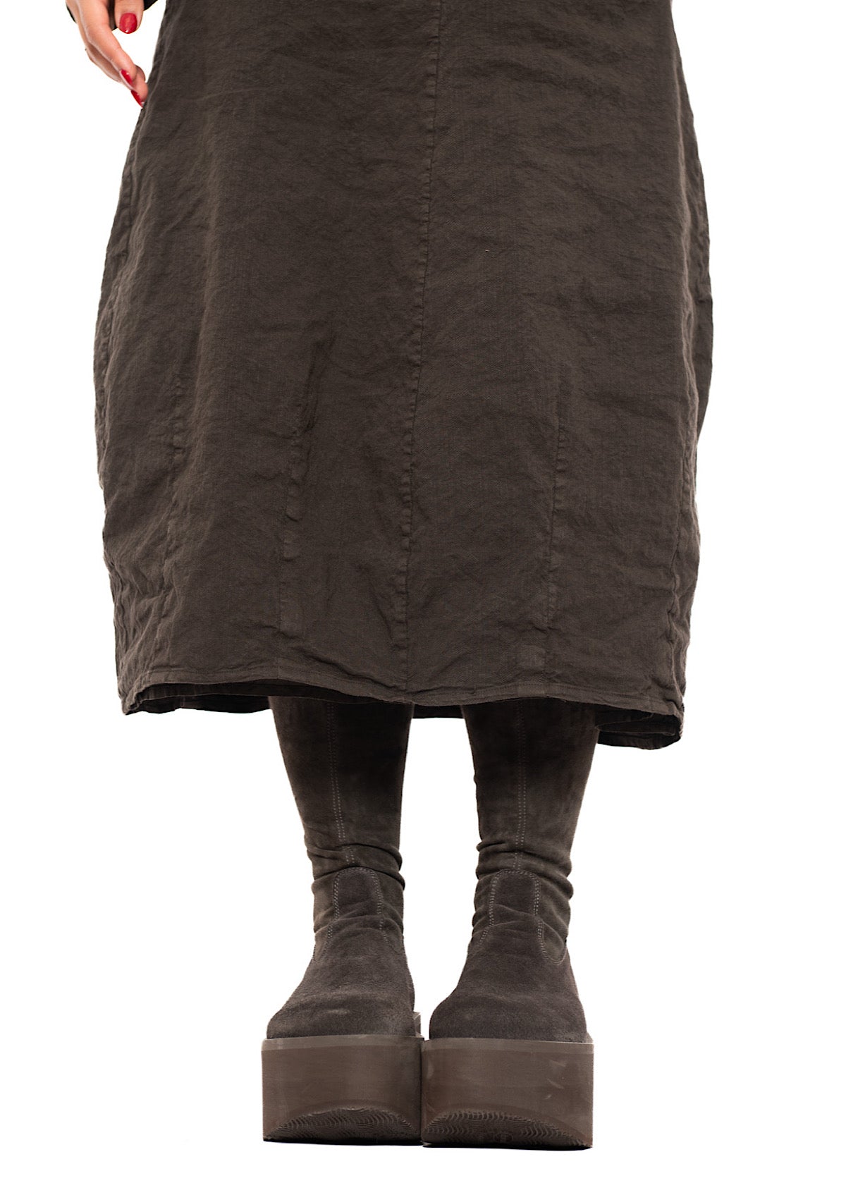 COTTON-TWILL JULIETTE SKIRT
