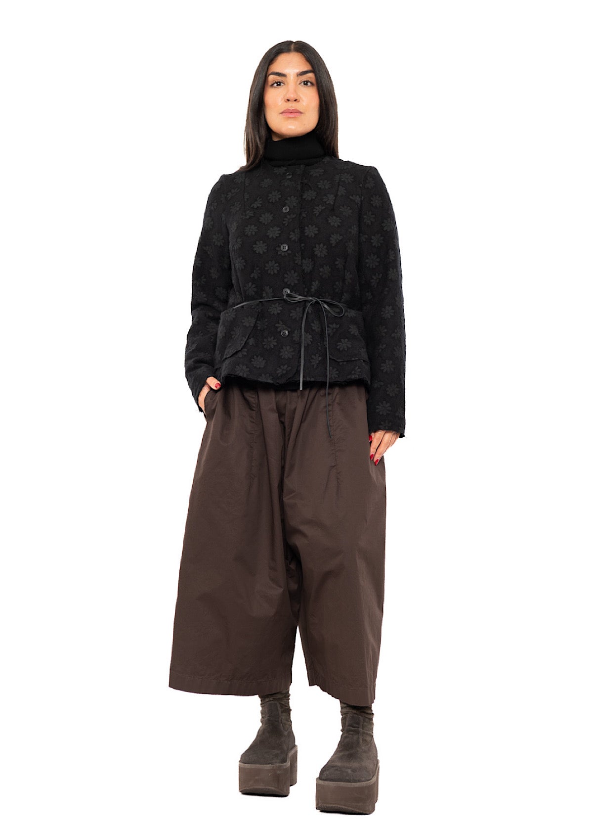 FLORAL JACQUARD JACKET