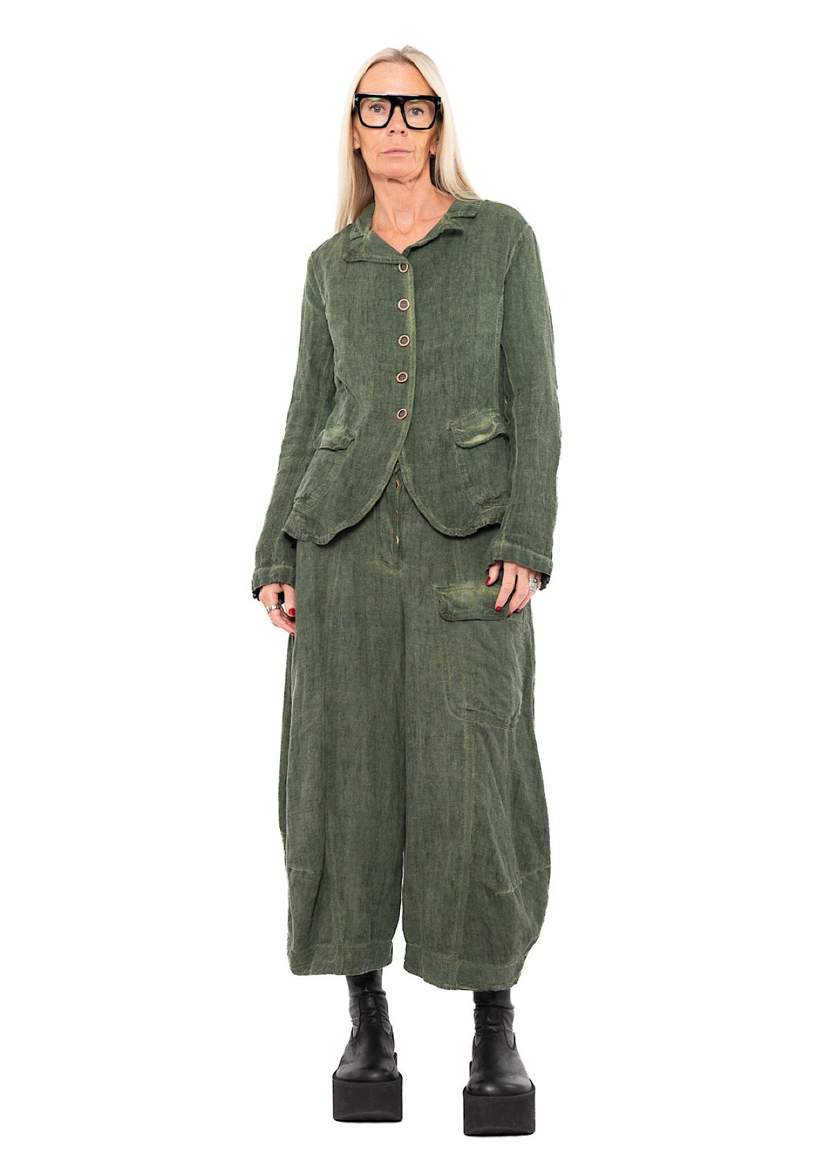 WINTER LINEN TAILORED JACKET
