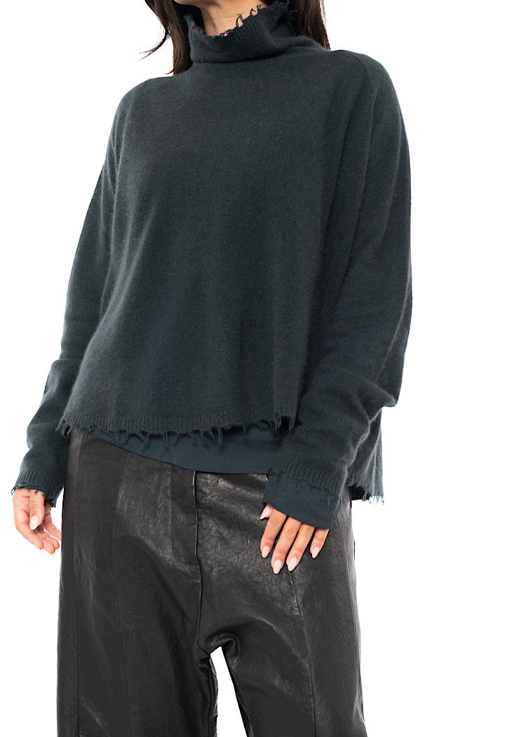 SIGNATURE MERINO RACCOON KNIT