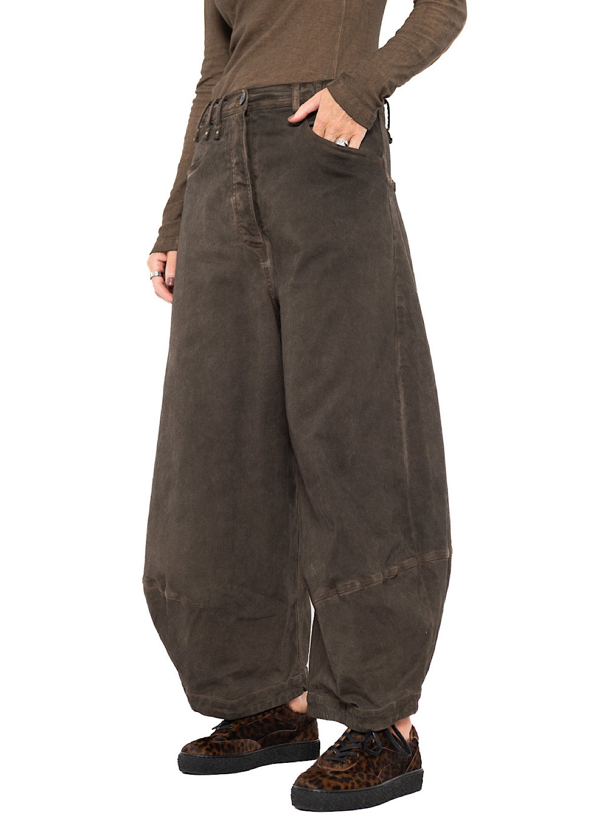 SIGNATURE BALLOON DENIM TROUSER