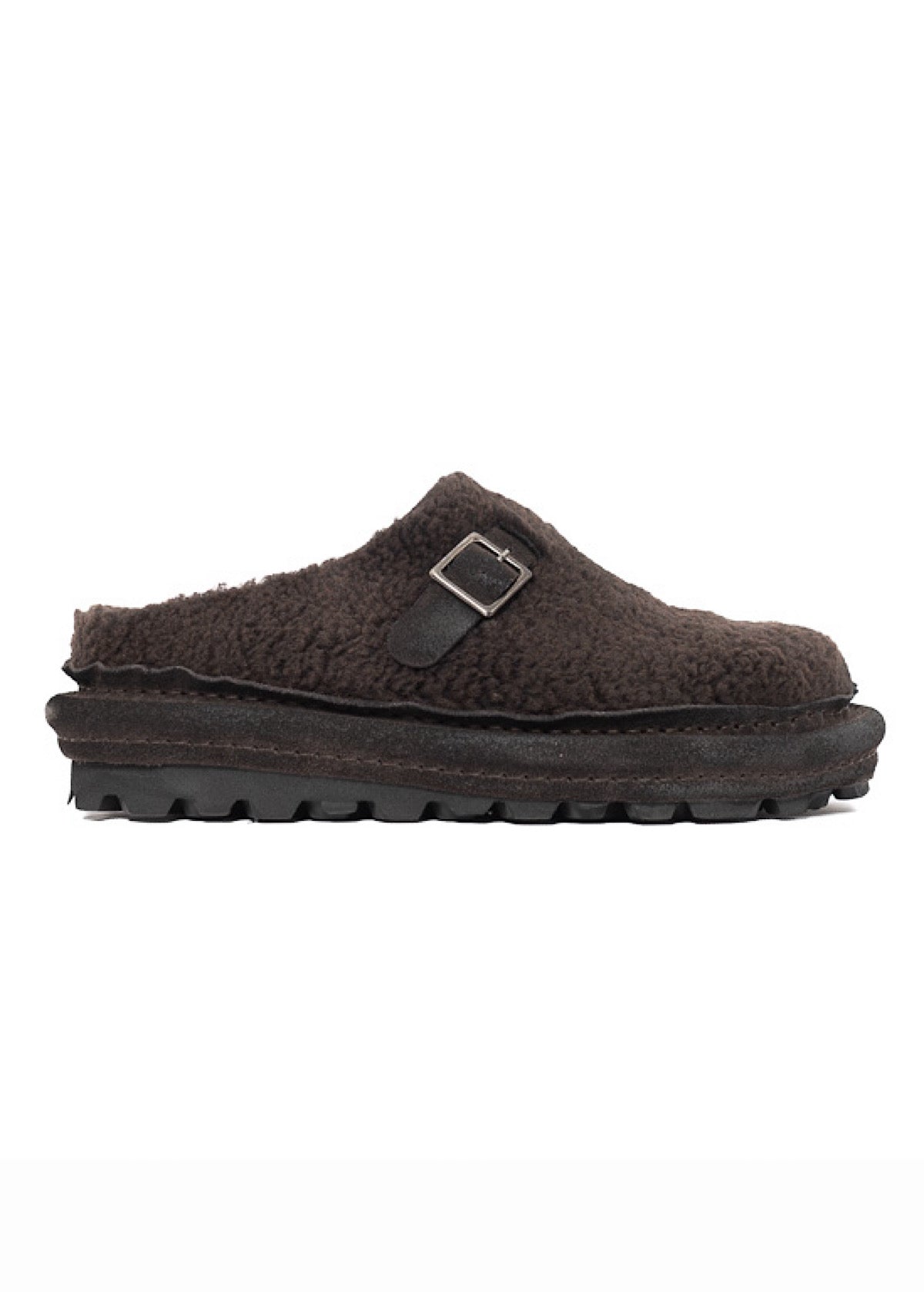 SHEARLING-LINED MULE