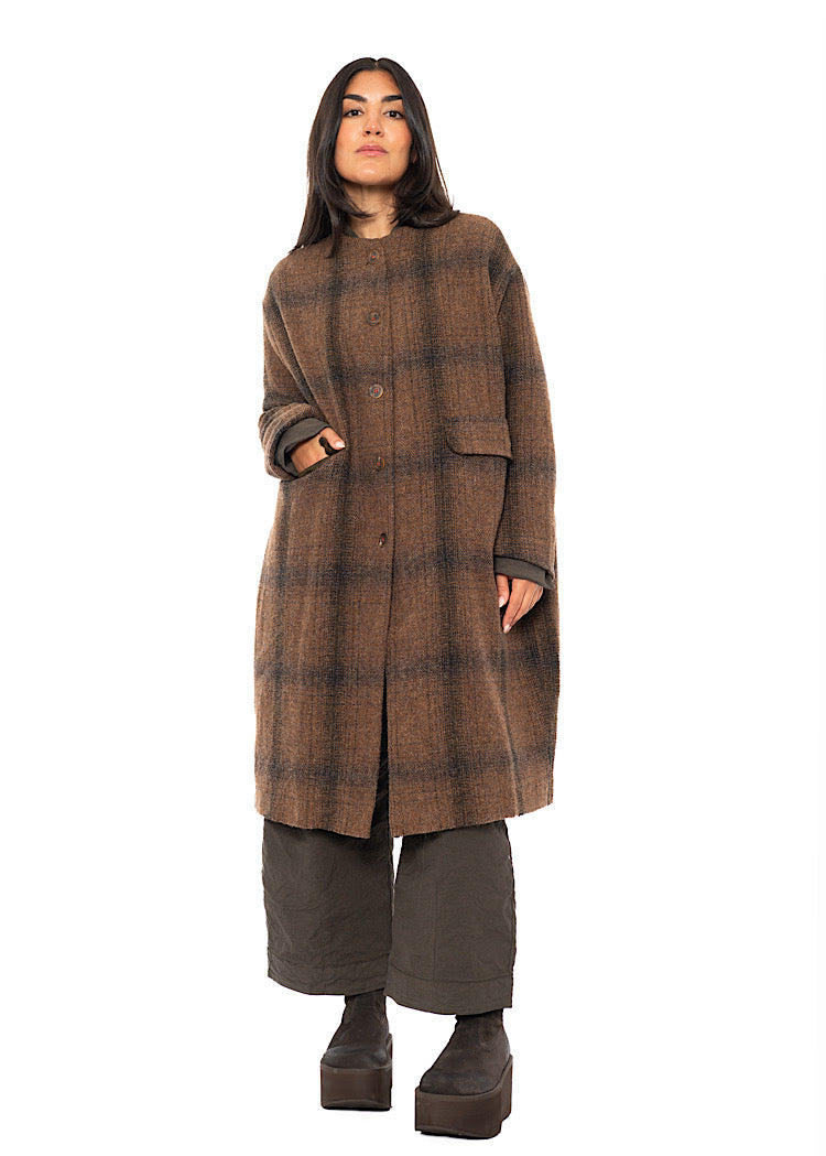 HARRIS TWEED MARINA COAT