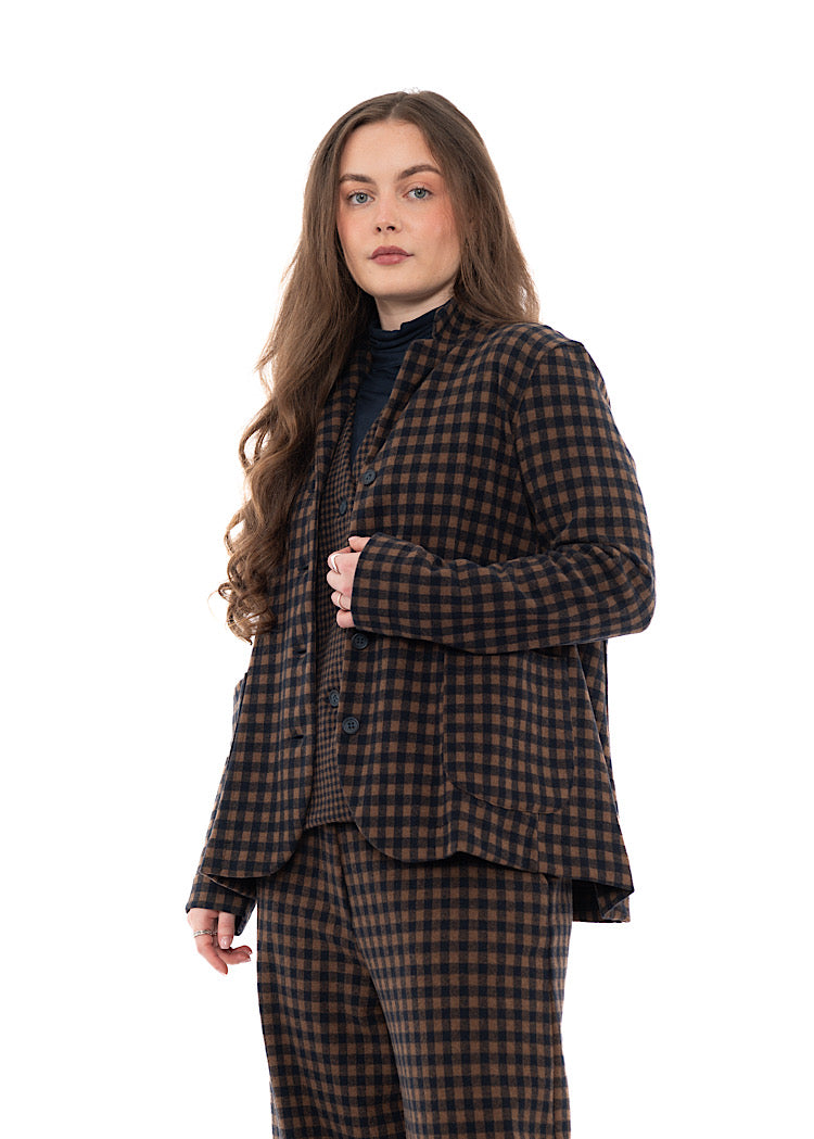 OVERSIZED CHECKED CIMONE JQ JACKET