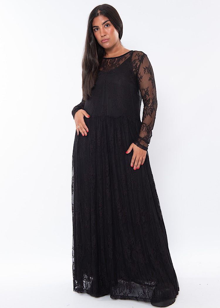 SANCTAMUERTE LACE DRESS