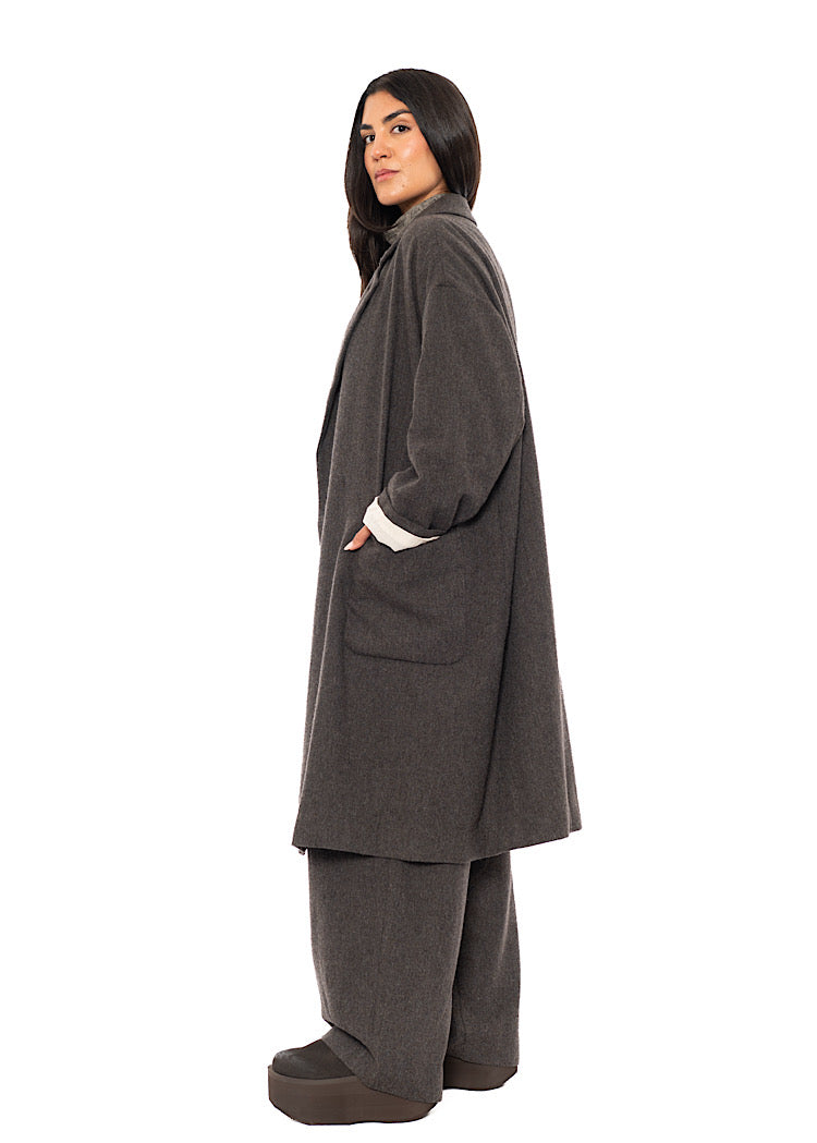 OVERSIZED TWEED COAT