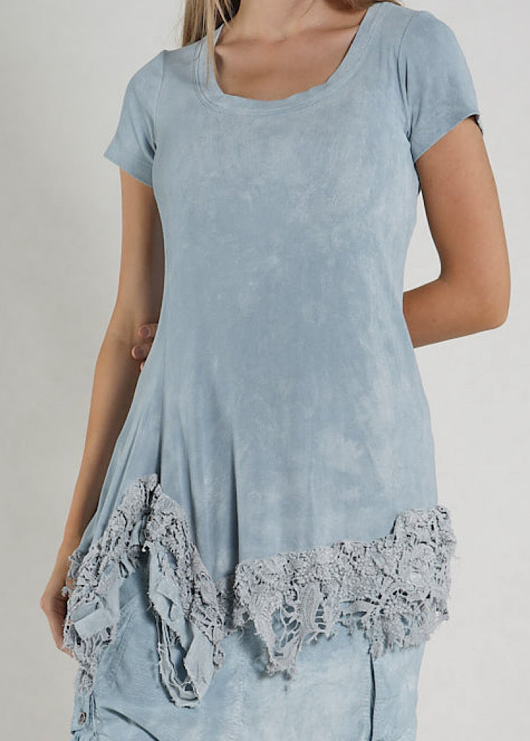 PRE-ORDER RUNDHOLZ DIP T-SHIRT *SEAFOAM FOG* (Shown in SKY FOG)