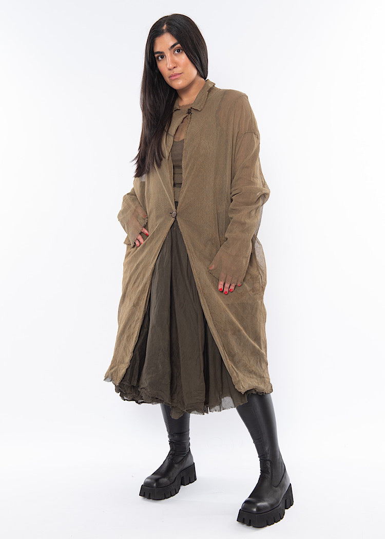 RUNDHOLZ DIP NETTED COAT