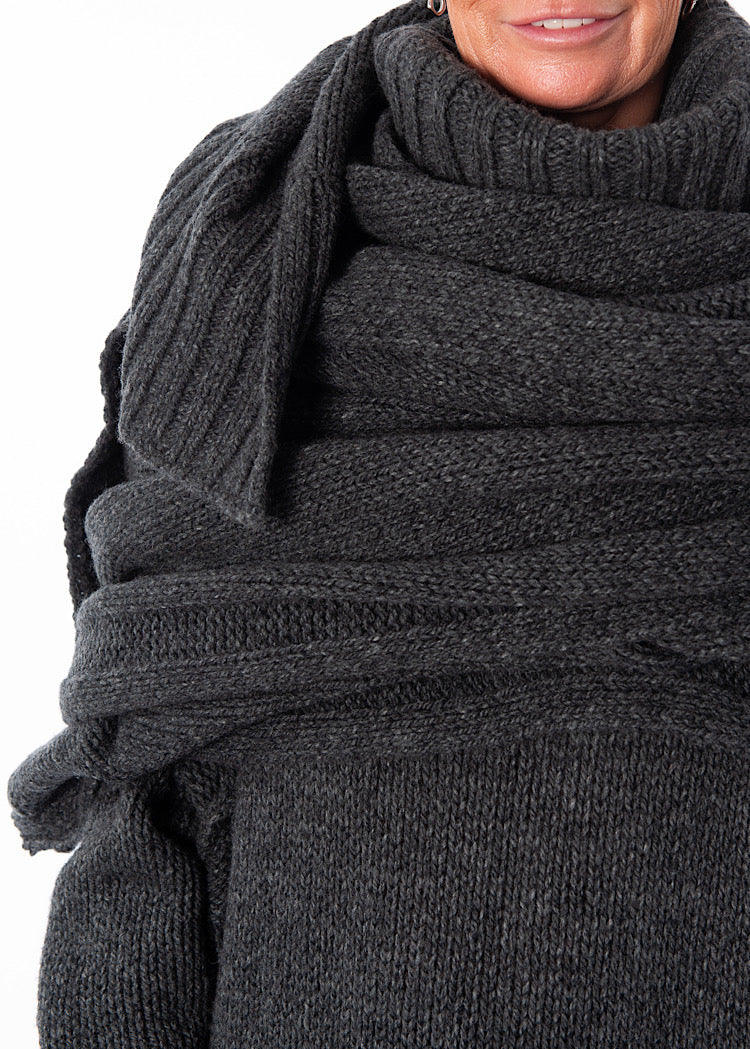 RUNDHOLZ MAINLINE KNITTED SCARF