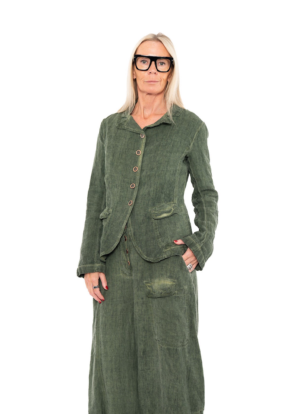 WINTER LINEN TAILORED JACKET