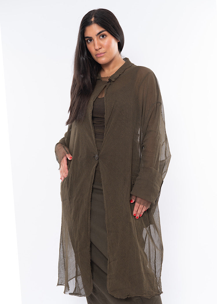 RUNDHOLZ DIP NETTED COAT