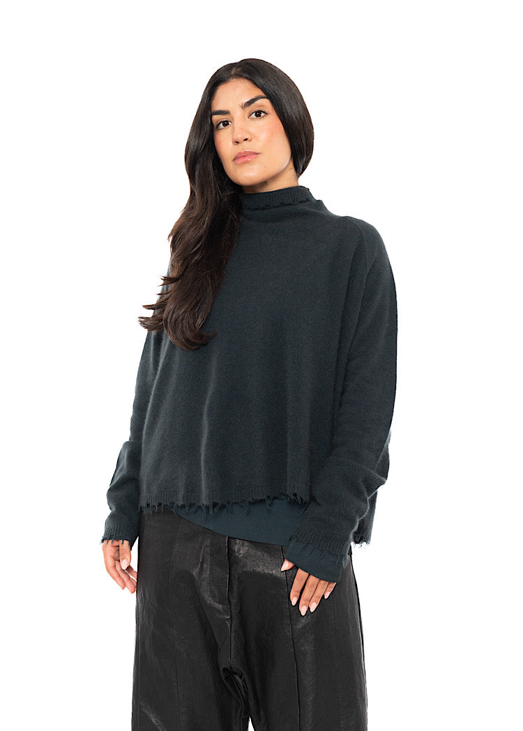 SIGNATURE MERINO RACCOON KNIT