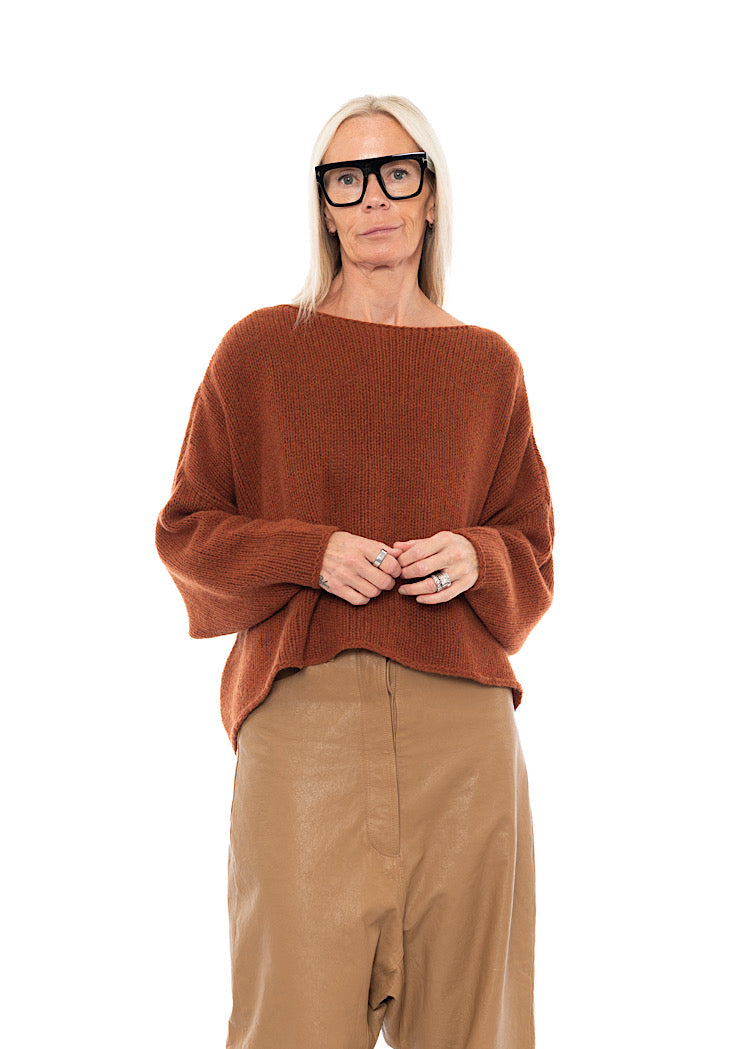 RELAXED SWING KNIT PULLOVER