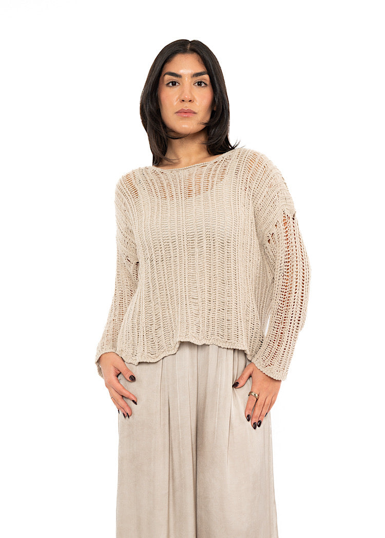 SANCTAMUERTE KNITTED PULLOVER