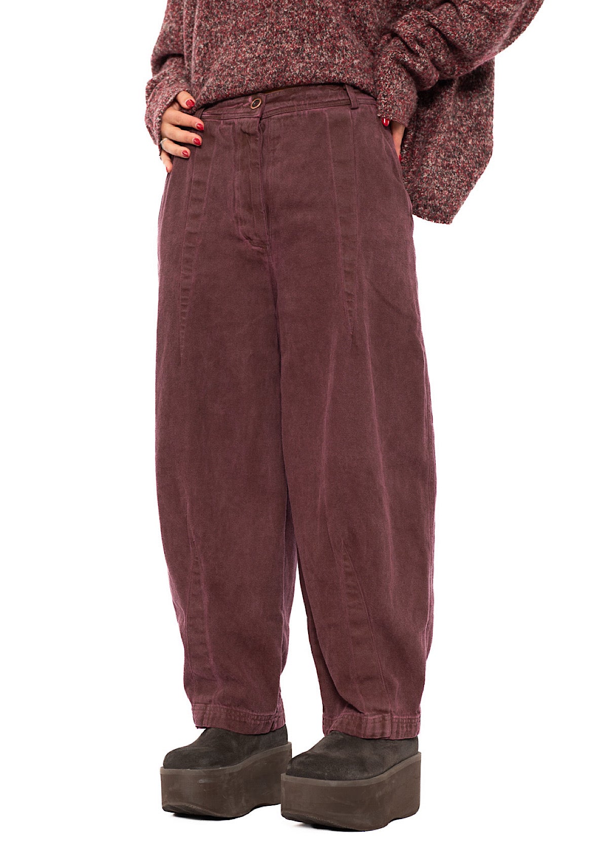 DENIM BALLOON TROUSER