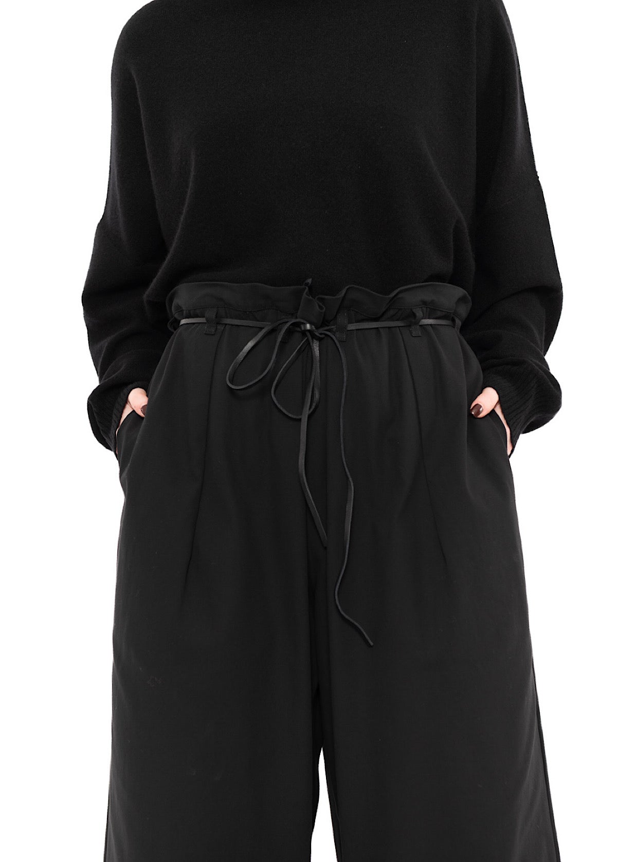 STRAIGHT LEG COTTON TROUSER