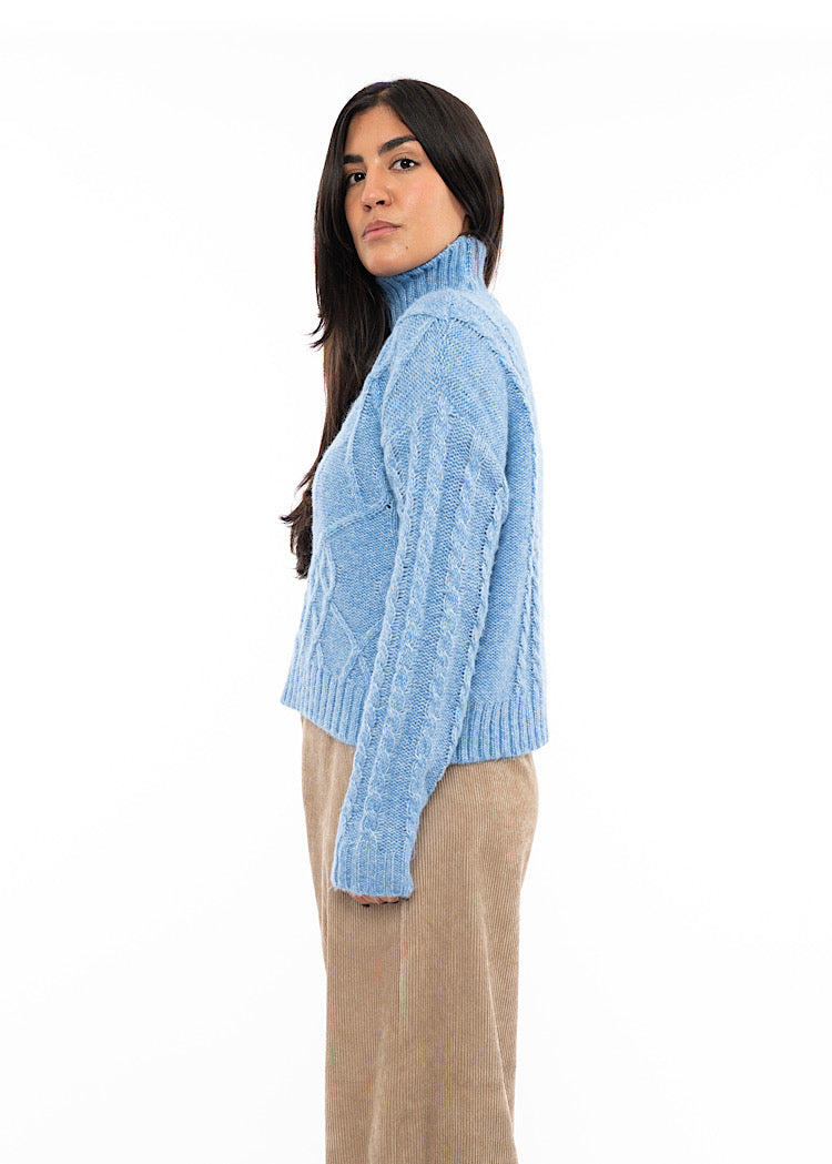 MUNTHE LOGANBERRY KNITTED PULLOVER