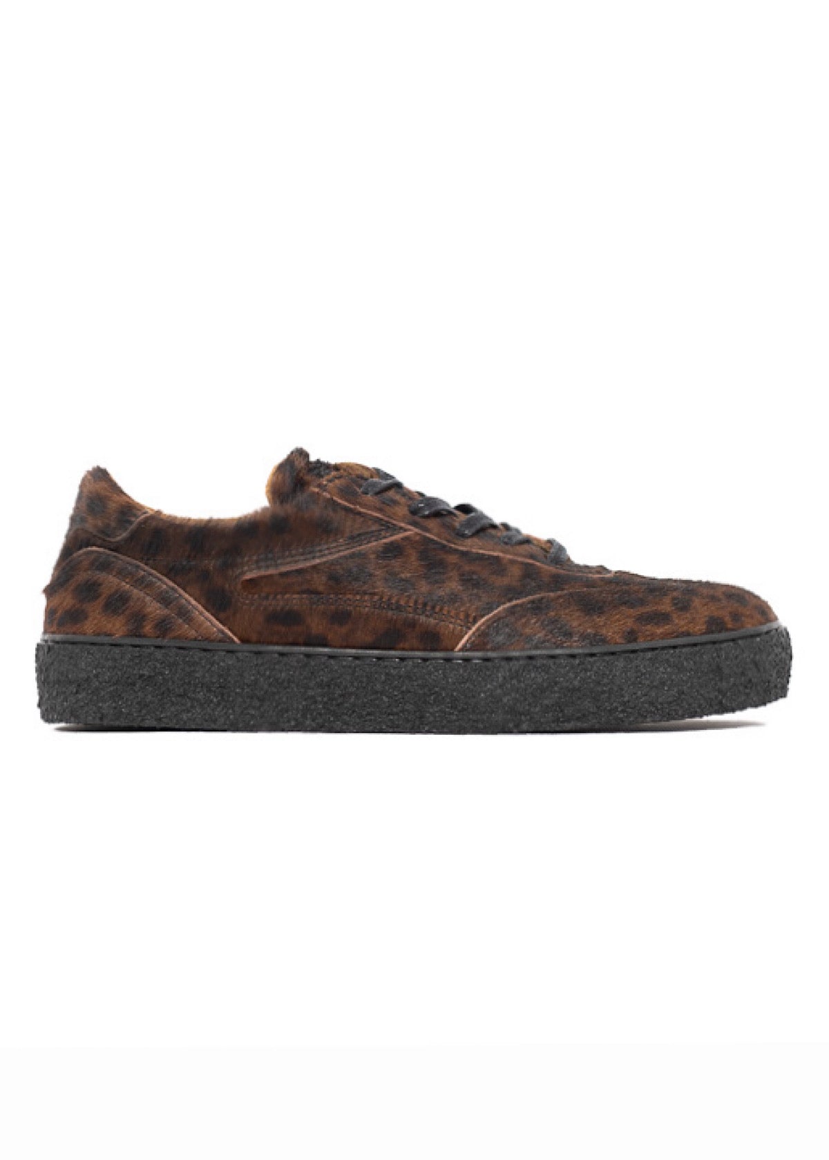 LEOPARD LEATHER TRAINER