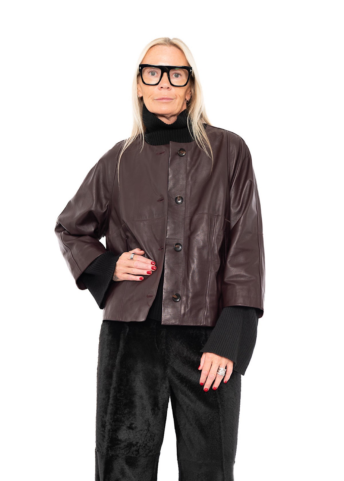 SIGNATURE LEATHER JACKET