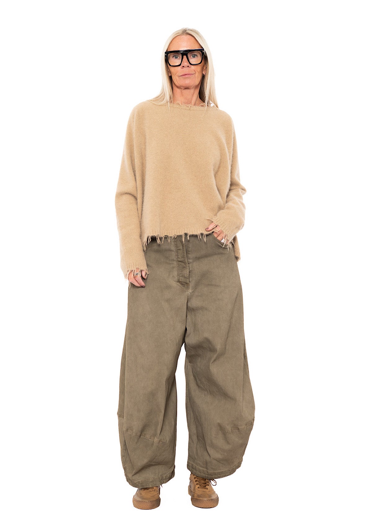 SIGNATURE BALLOON DENIM TROUSER