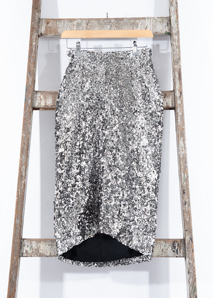 PRE-LOVED RUNDHOLZ DIP SEQUIN SKIRT