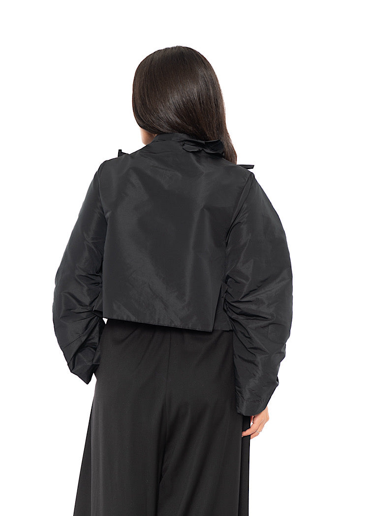 FLOWER APPLIQUÉ SHORT JACKET