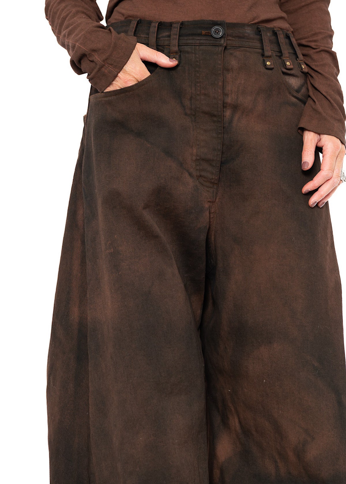 SIGNATURE BALLOON DENIM TROUSER