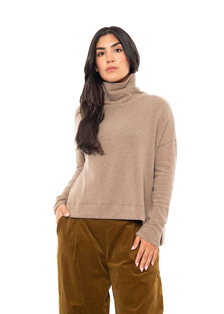 SIGNATURE COTTON-FLEECE MOYET PULLOVER