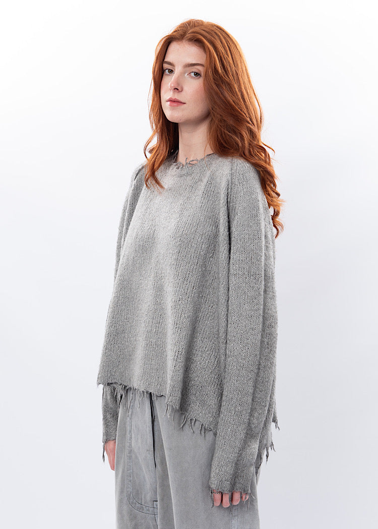 RUNDHOLZ DIP KNITTED PULLOVER