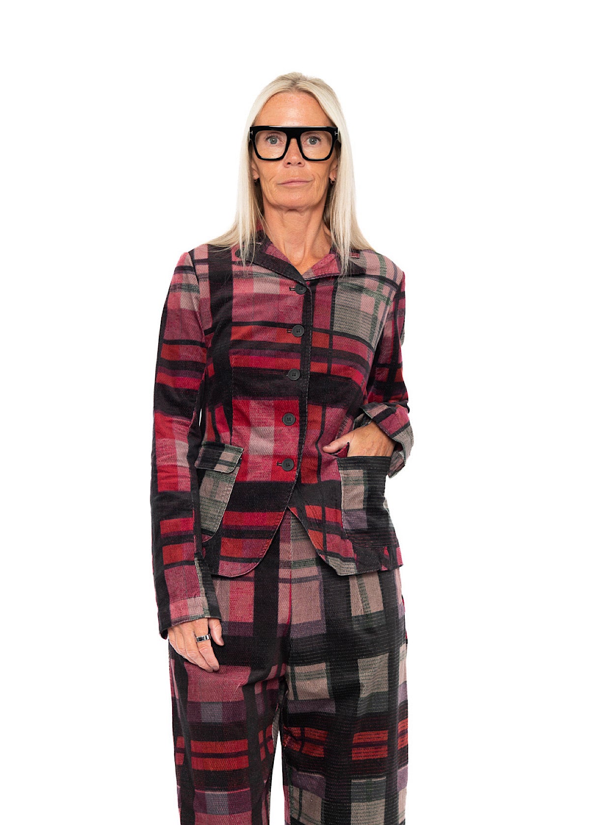 HERITAGE CHECK TAILORED JACKET