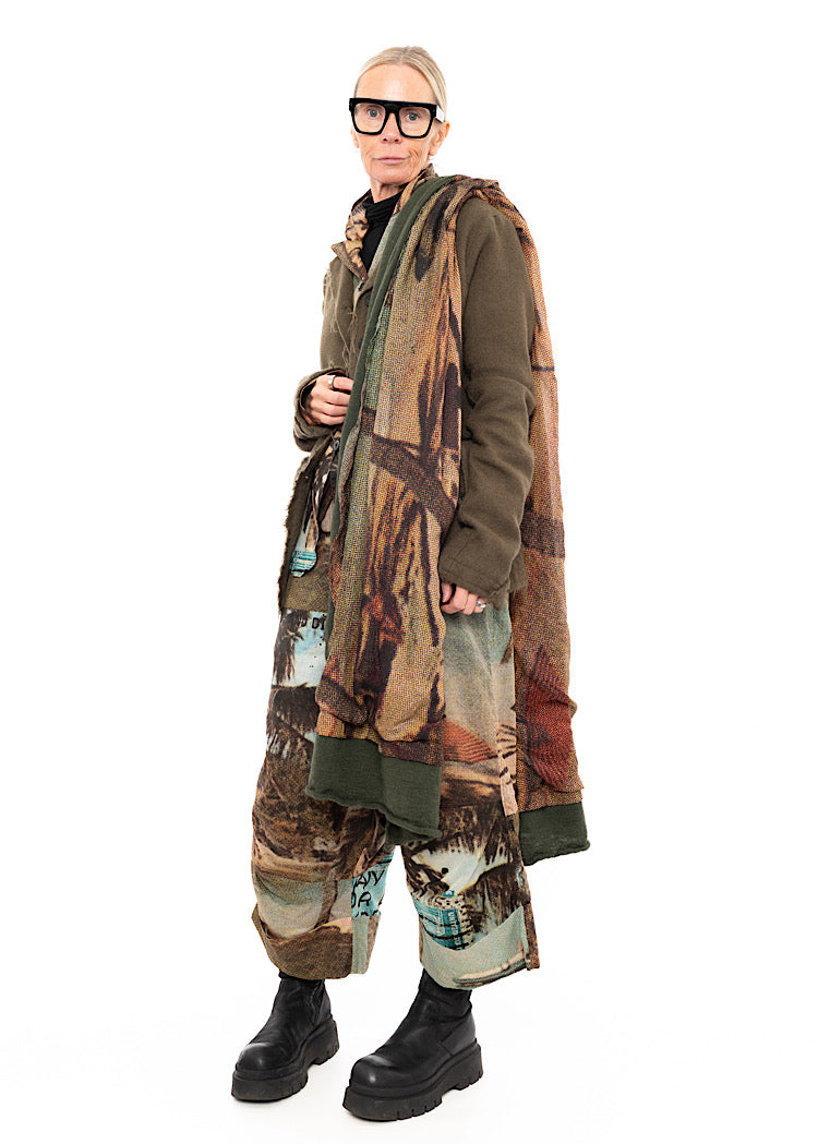 RUNDHOLZ DIP 1/2 SHARER KNITTED SCARF