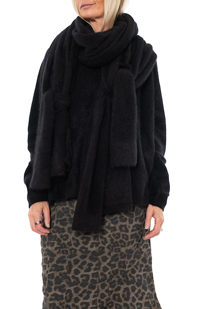 SIGNATURE RACCOON HAIR SCARF
