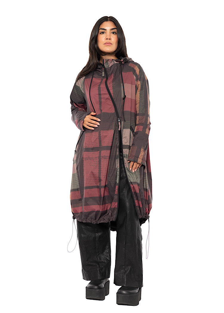 HERITAGE CHECK TECHNICAL RAIN COAT