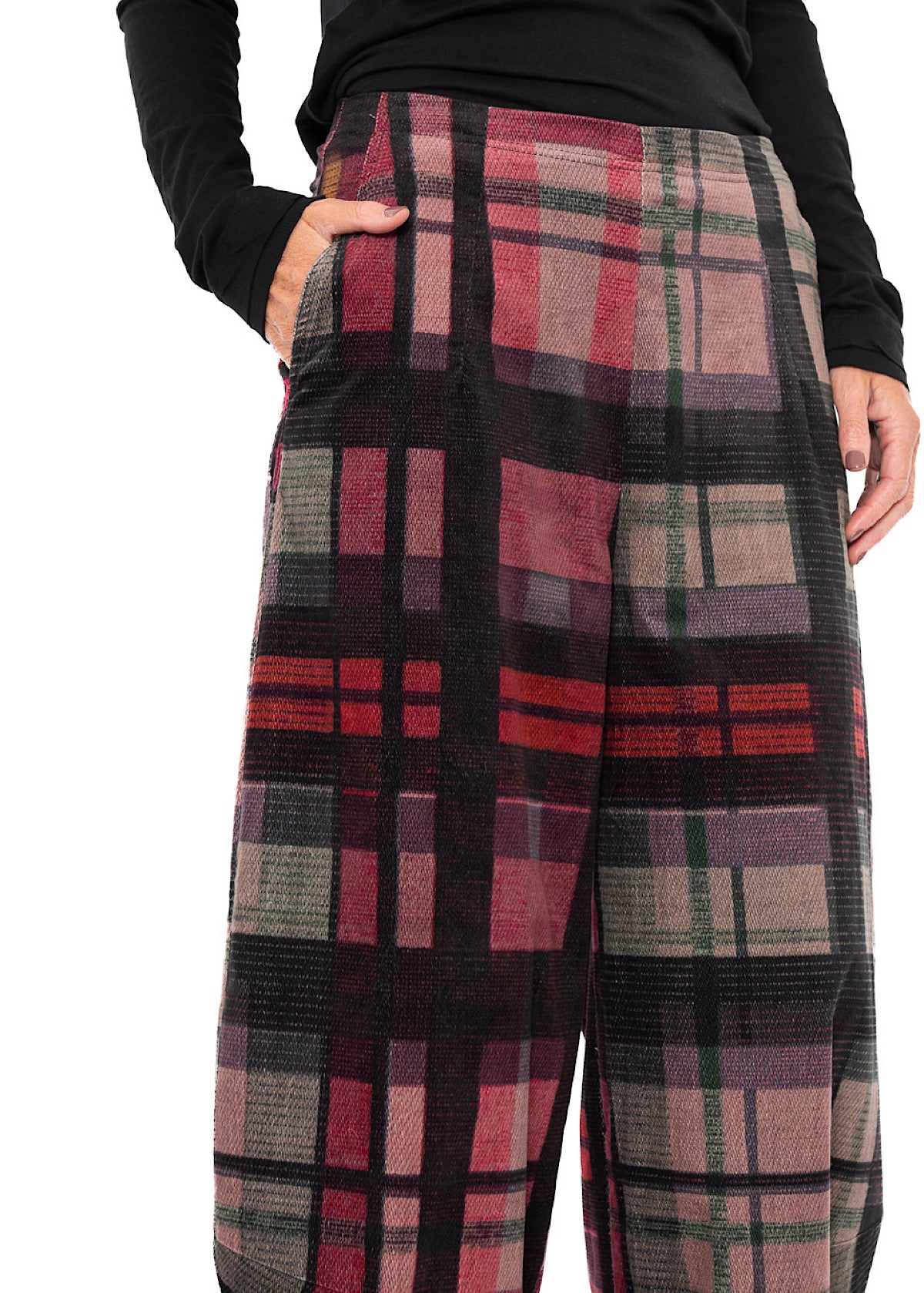 HERITAGE CHECK BALLOON TROUSER