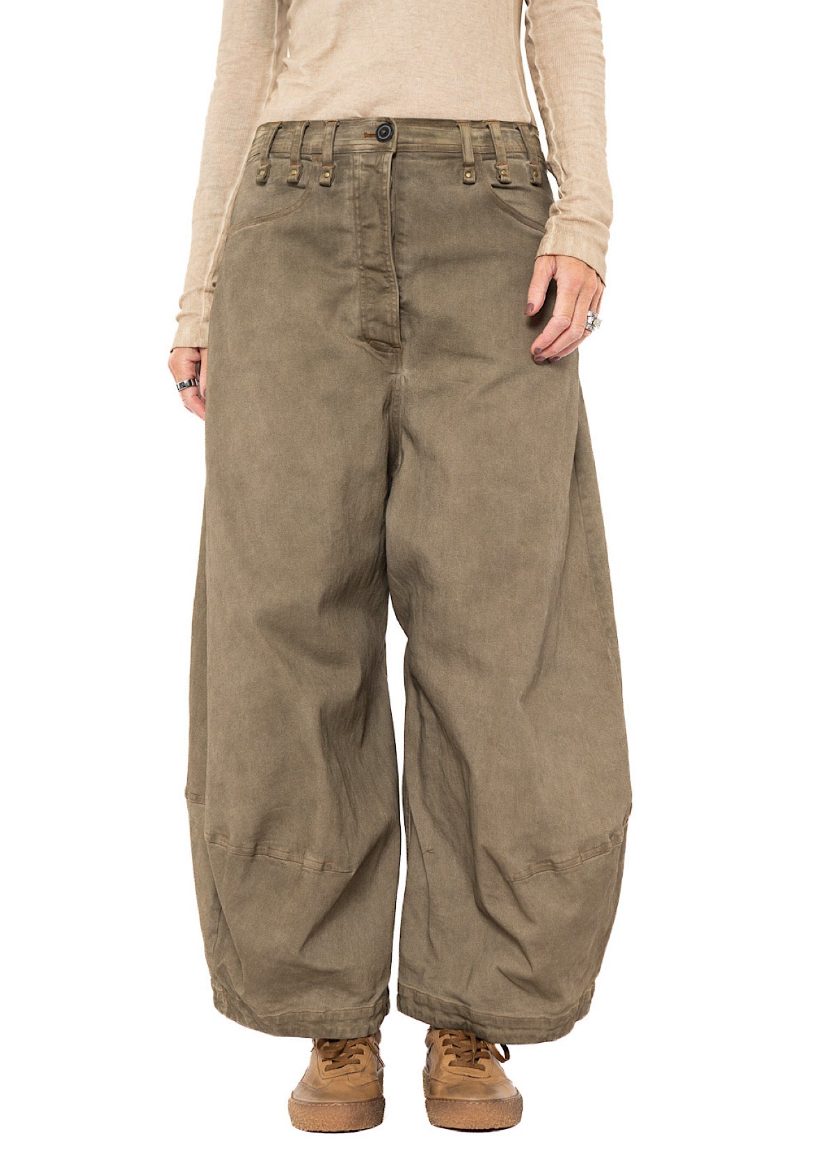 SIGNATURE BALLOON DENIM TROUSER