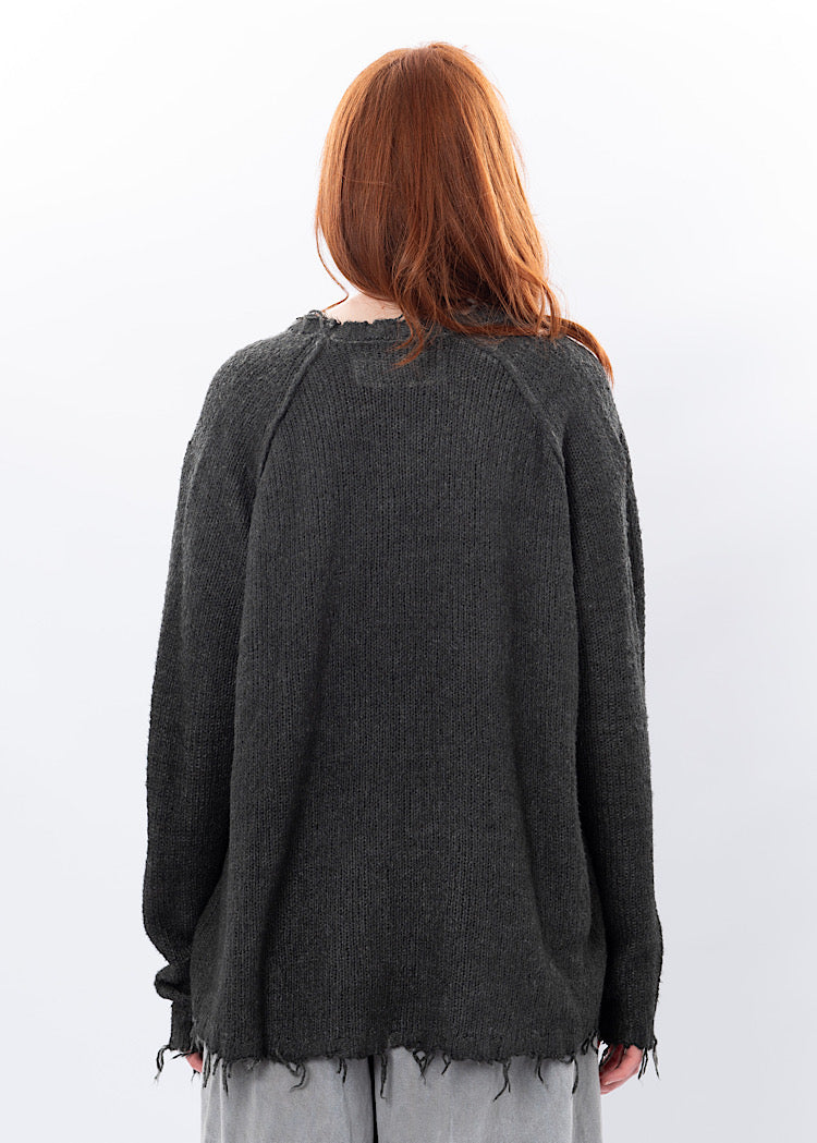 RUNDHOLZ DIP KNITTED PULLOVER