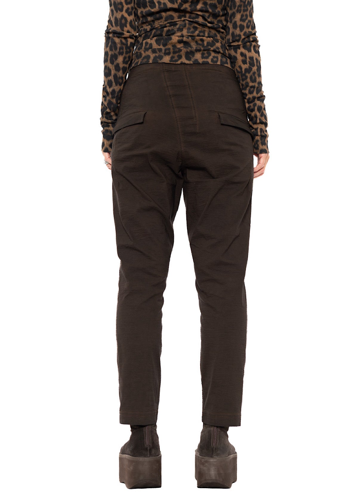 TAPERED PINSTRIPE STRETCH TROUSER