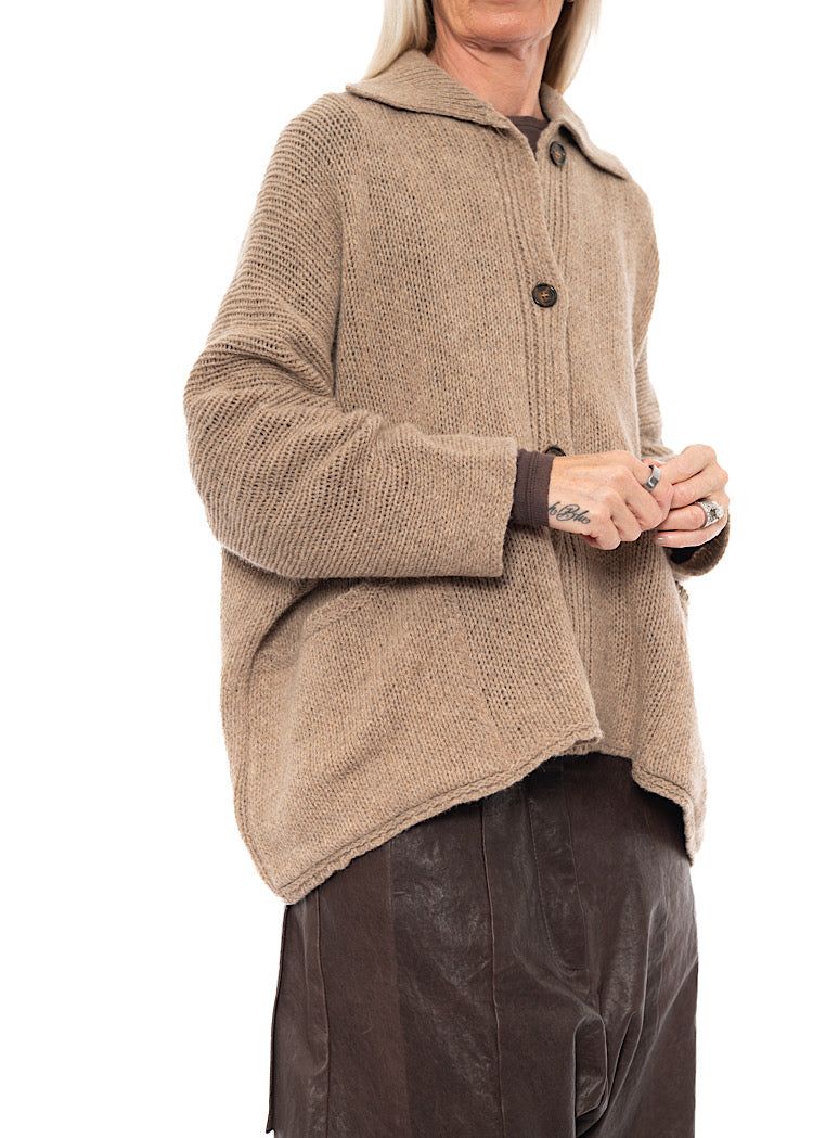 RELAXED KNIT CARDIGAN