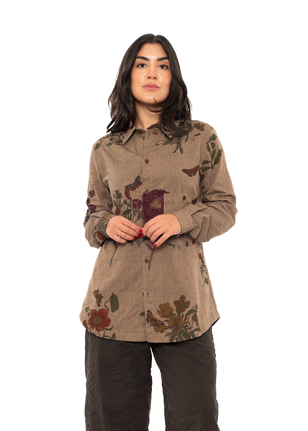BOTANICAL PRINTED SHIRT