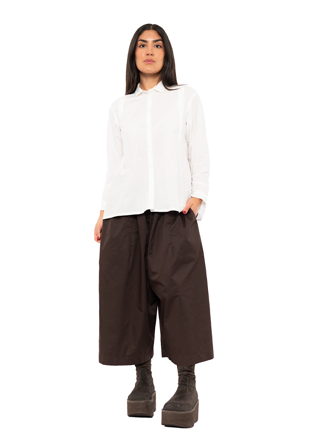CRINKLE COTTON SHIRT