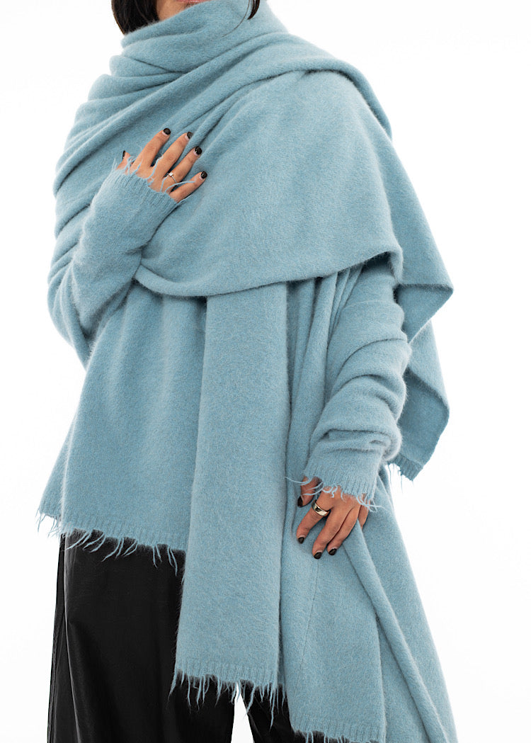 RUNDHOLZ DIP KNITTED SCARF