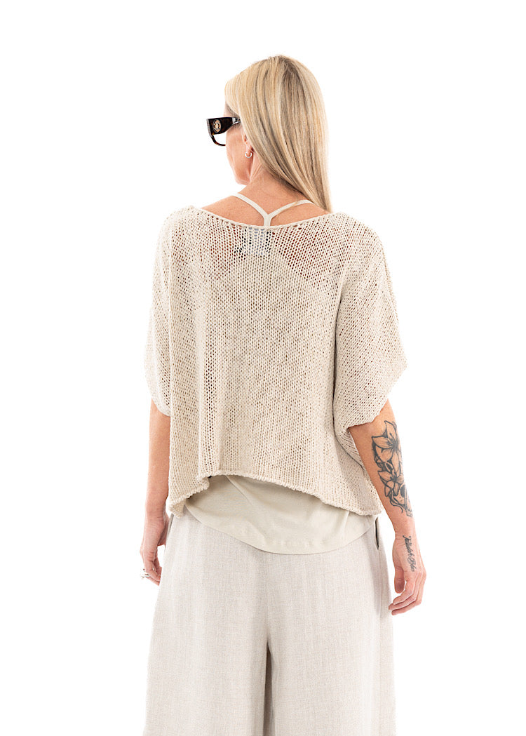 SORT AARHUS KNITTED TOP