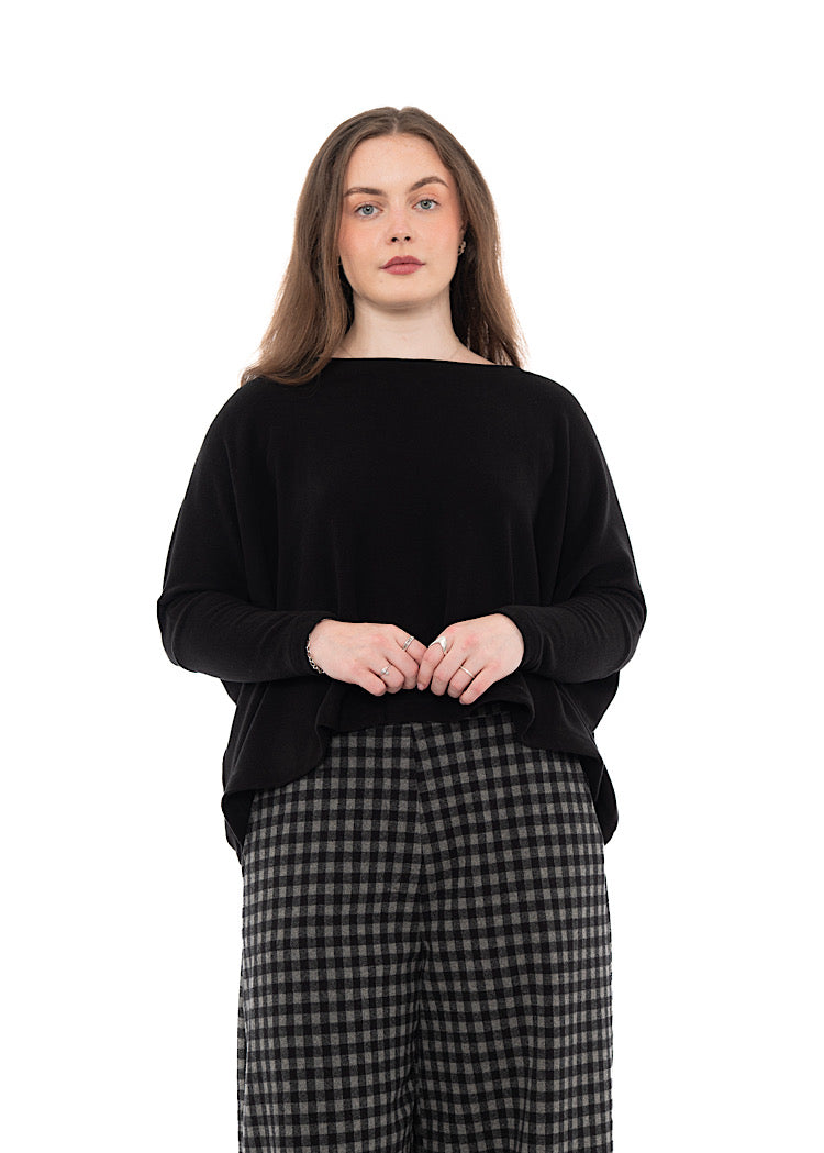 SIGNATURE COTTON-FLEECE KIRA PULLOVER