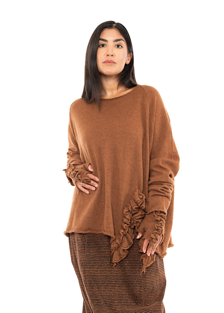 PRE-LOVED RUNDHOLZ BLACK LABEL PULLOVER AND MATCHING CUFFS