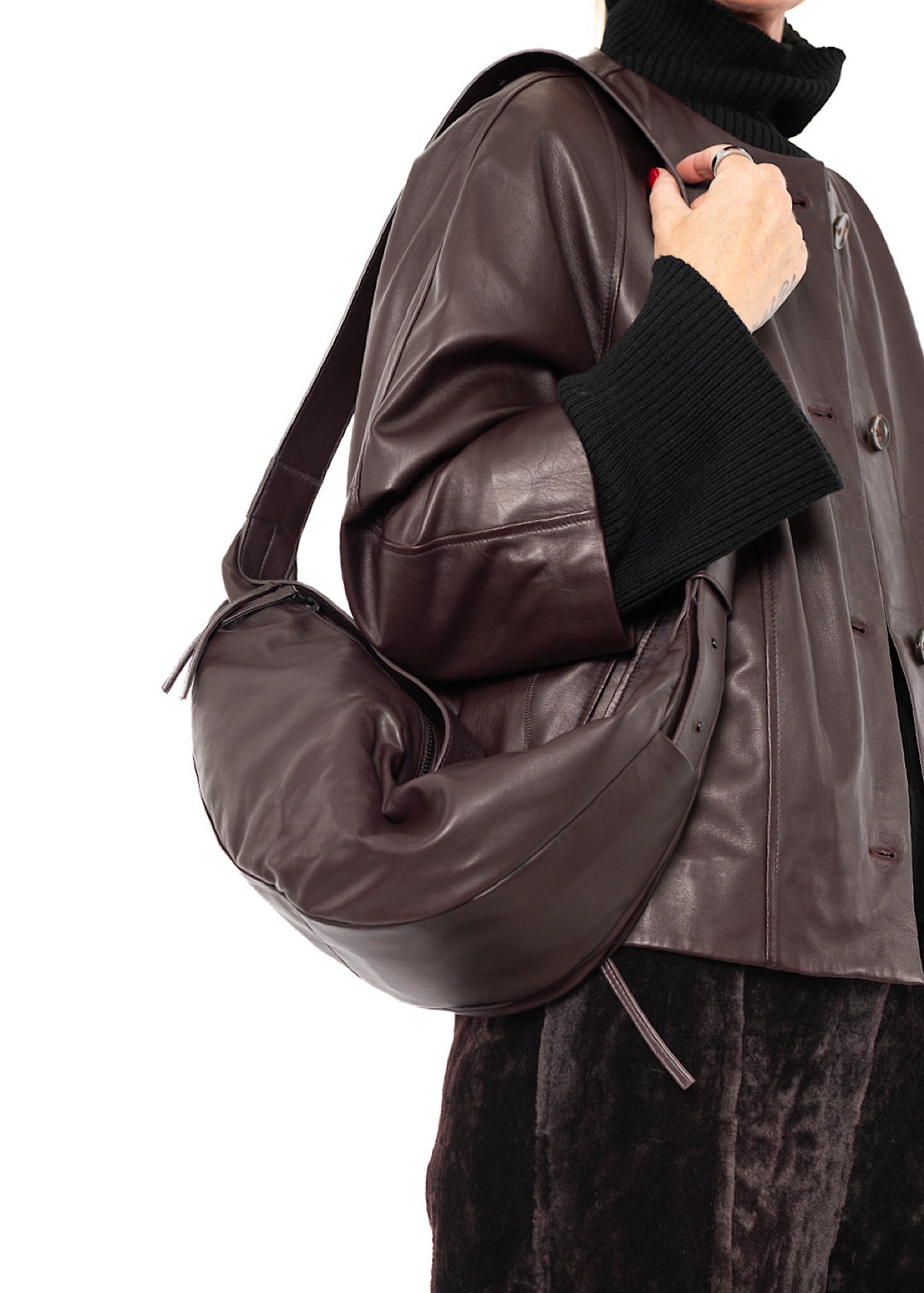 CROSSBODY LEATHER BAG